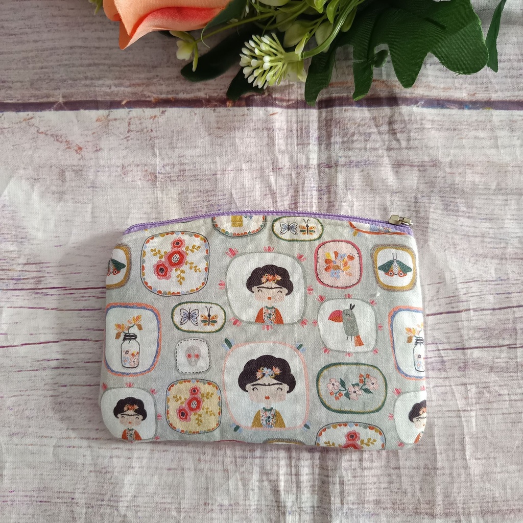 Monedero mujer  de tela Frida Khalo