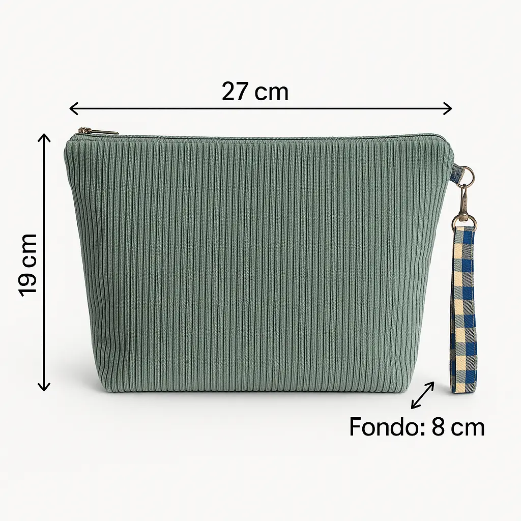 neceser grande hecho a mano ,ideal para viajar.