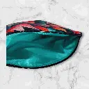 Neceser grande de viaje  con el interior en color turquesa