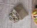 Bolsa multiusos de pana beige elegante y resistente