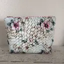 Kit neceser de viaje impermeable floral set dos tamaños