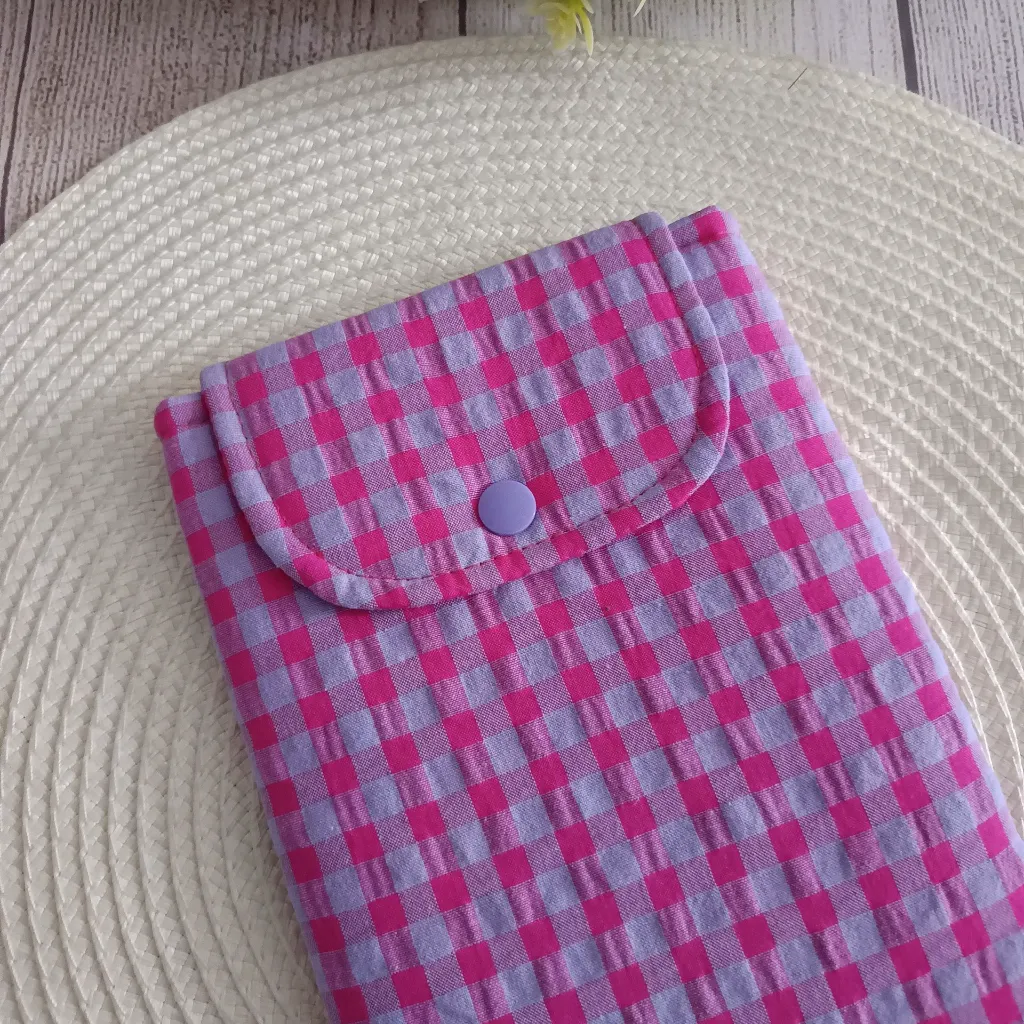 Funda Kindle de tela hecha a mano