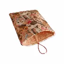 Funda de kindle con interior combinado con tela exterior.