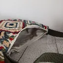 Bandolera artesanal hecha a mano con diseño único