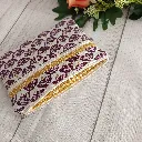 Neceser organizador de tela estampado elegante