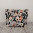 Neceser de viaje grande resistente con diseño floral moderno