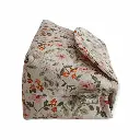 Mini neceser de tela floral artesanal