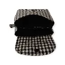 Mini neceser vichy negro acolchado para accesorios y maquillaje