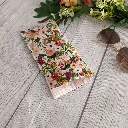 Funda para gafas de tela floral hecha a mano