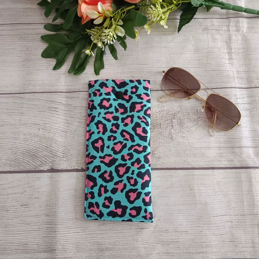 Funda para gafas de tela [estampado] hecha a mano