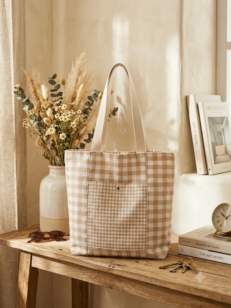 Bolso Tote Bag mujer de Tela Resistente para Uso Diario