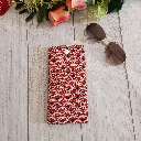 Funda de gafas acolchada  y cierre de botón snap