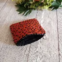 Monedero mujer de tela, estampado animal print