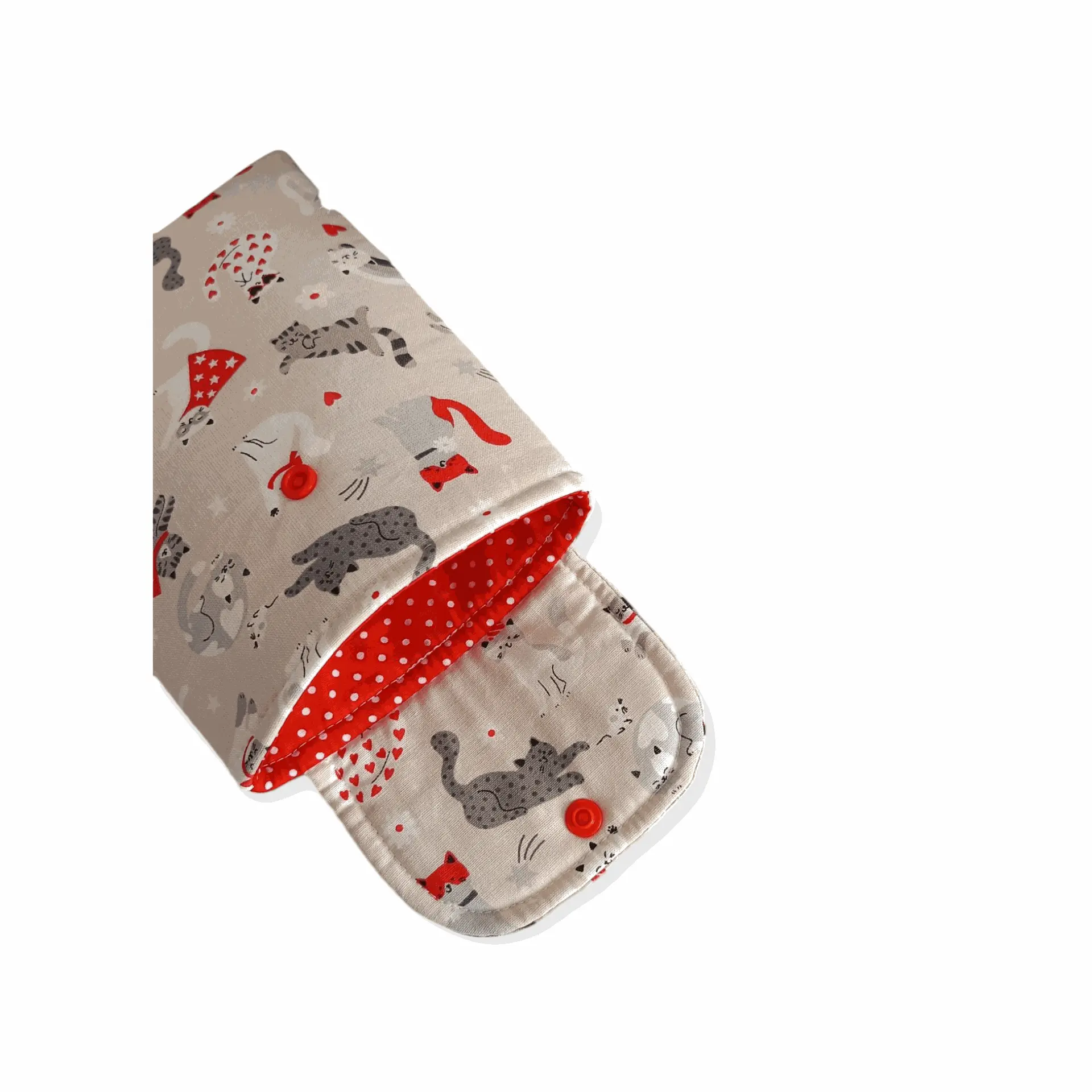 funda kindle gatos acolchada artesanal