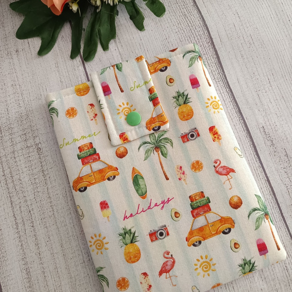 funda para kindle acolchada estampado tropical