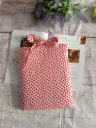 Funda para Libro de Tela  Artesanal Corazones