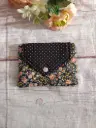 Bolsita multiusos Floral hecha a mano| Bolsa multiusos de tela