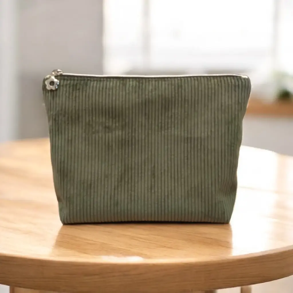 Neceser  Grande  Pana Verde |Hecho a mano