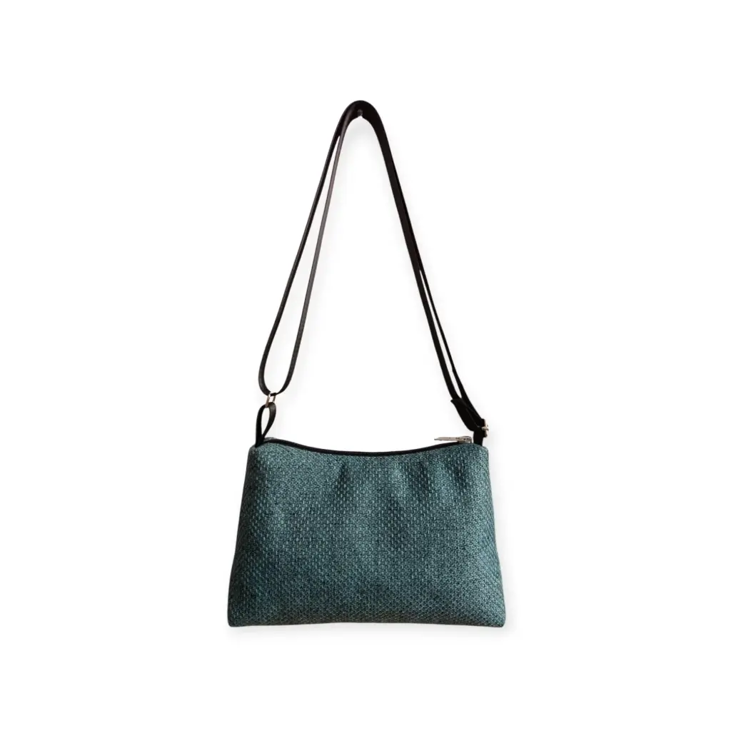 Bolso bandolera pequeño azul | Bolso cruzado elegante para mujer