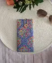 Funda para gafas con estampado floral en tonos azules