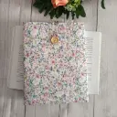 Estuche para libros de tela floral | Funda para libro protectora y acolchada