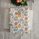 Funda para libro Primavera-Acolchada y Artesanal