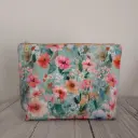 Neceser de Maquillaje Floral Estilo Acuarela