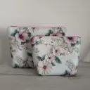 Kit de neceseres de viaje impermeable floral