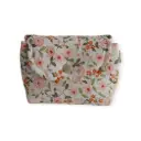 Mini neceser de tela floral artesanal