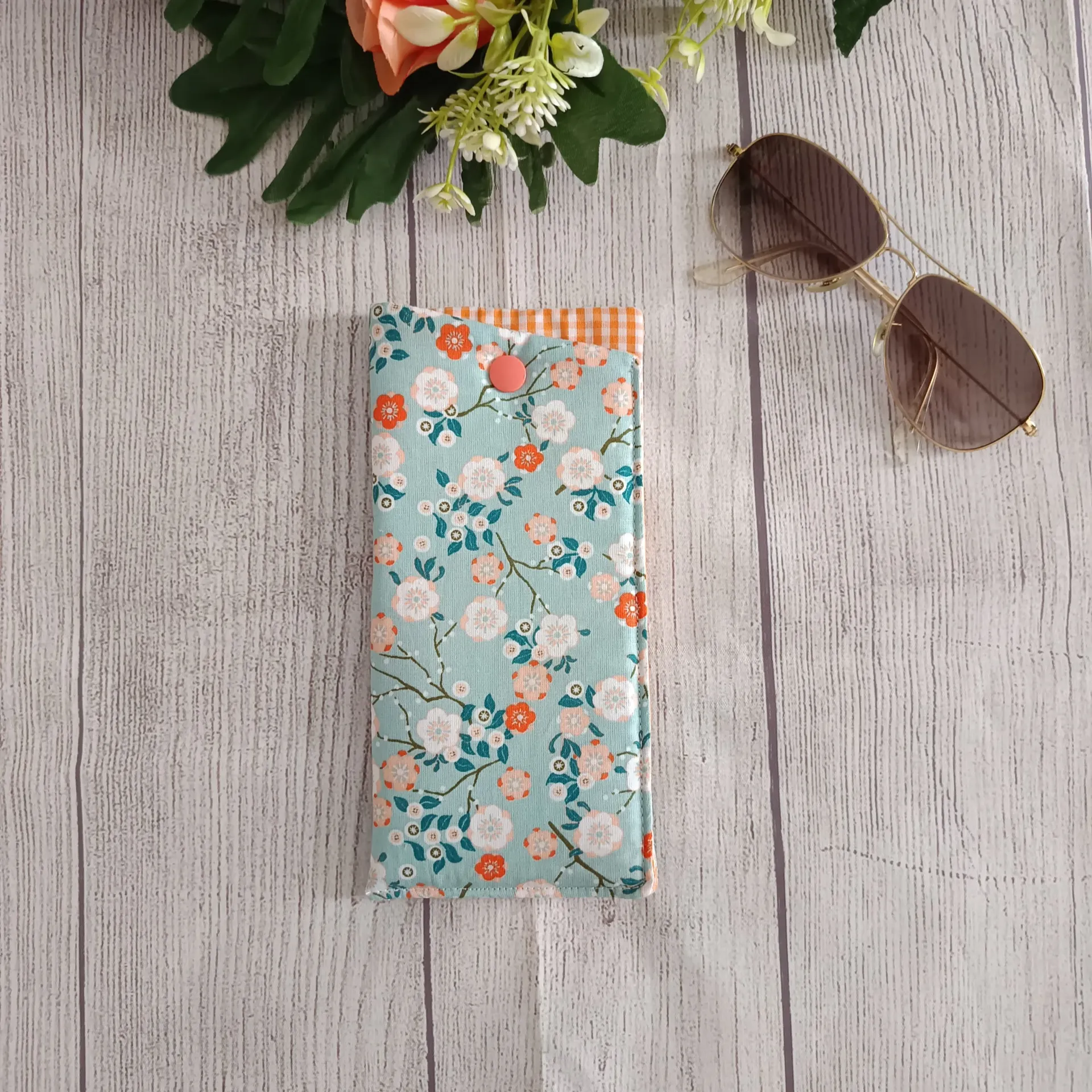 Funda de Gafas Hecha a Mano de Tela Japonesa