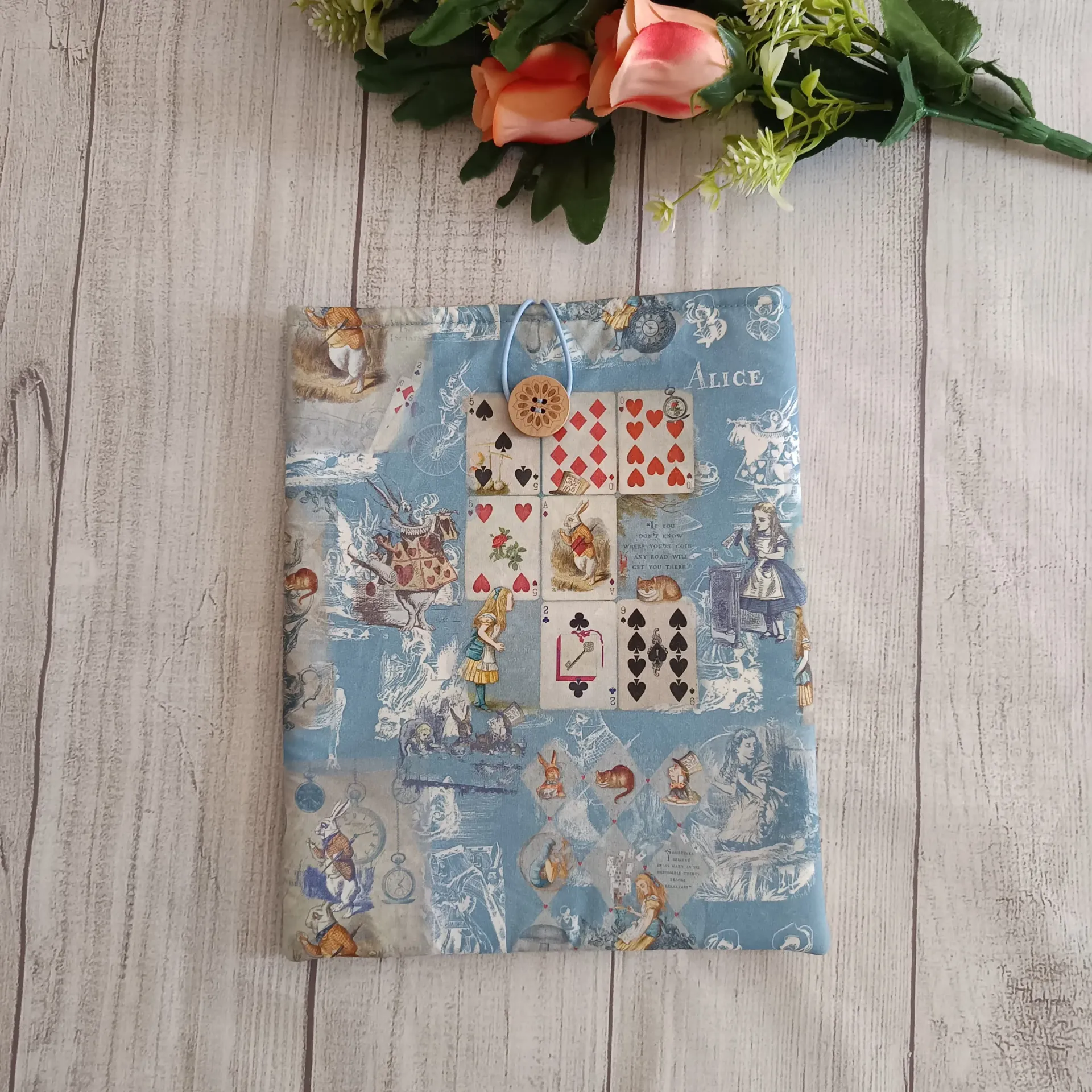 Estuche para Libro Tela |Alicia en el País de las Marvillas