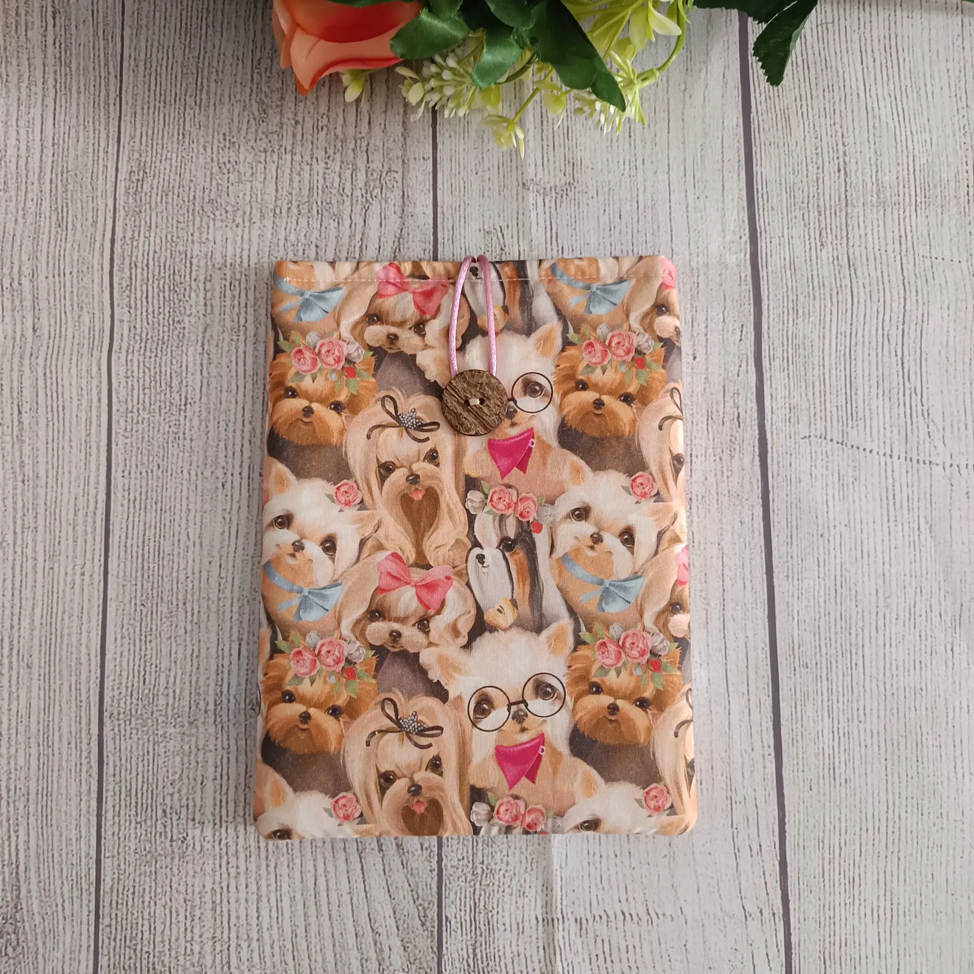 Funda Kindle con Estampado de Perritos