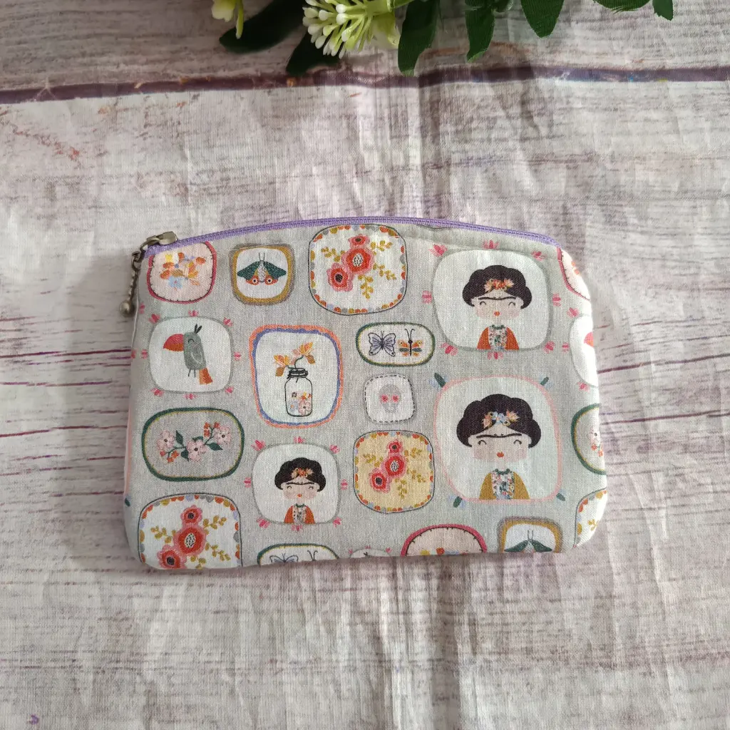 Monedero Mujer Frida Kahlo Artesanal