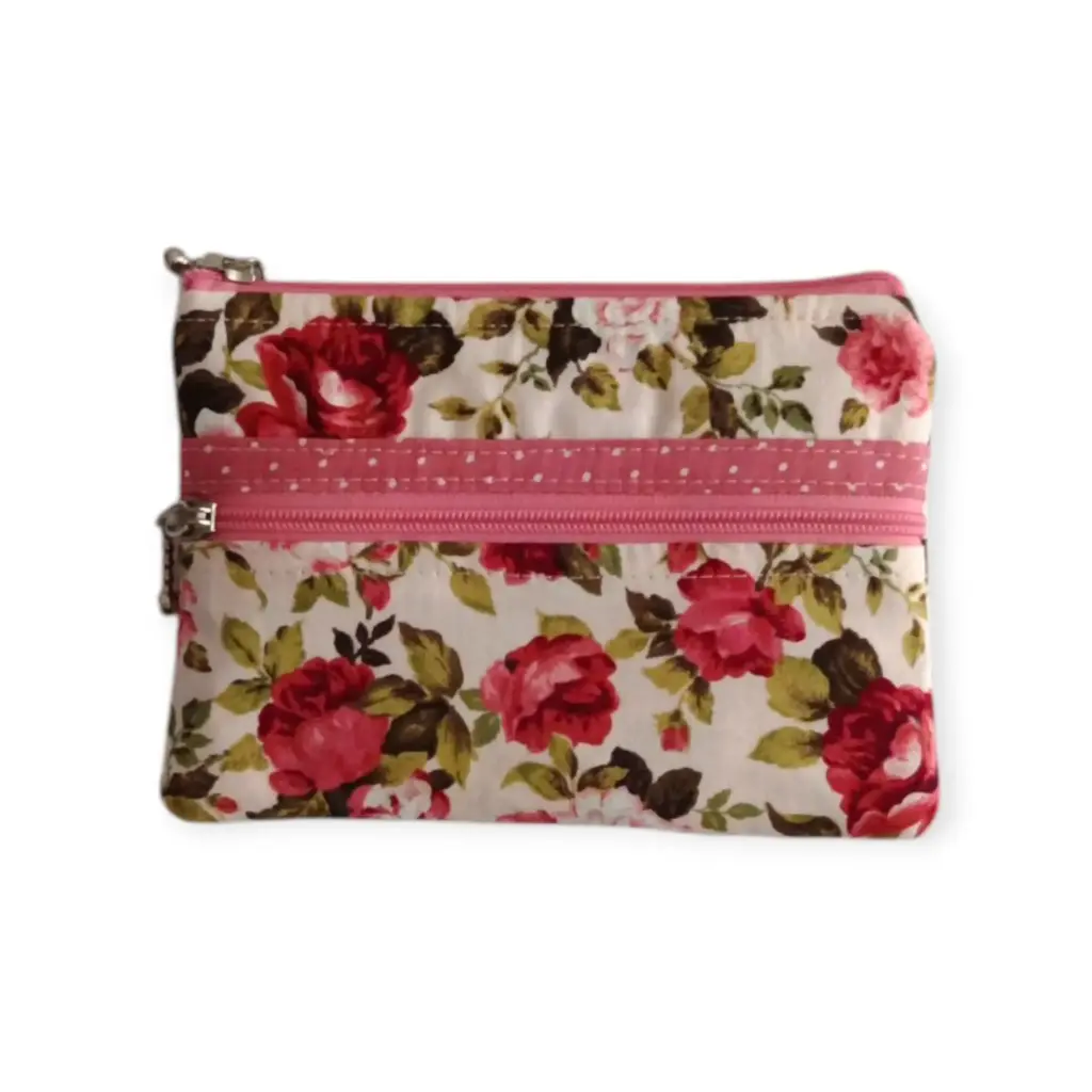 Monedero Doble Rosas