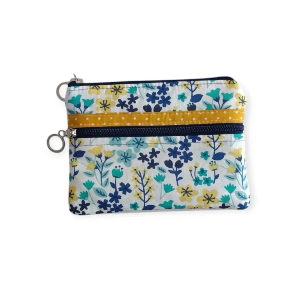 Monedero Doble Flores