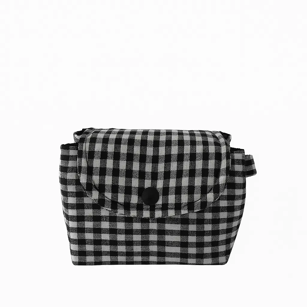   Petite Pouch Vichy Negro 