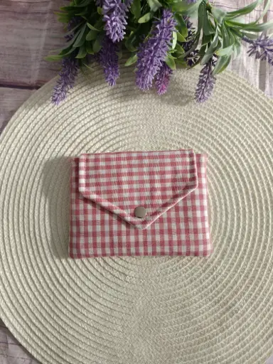 Bolsita multiusos Vichy-Hecha a mano 