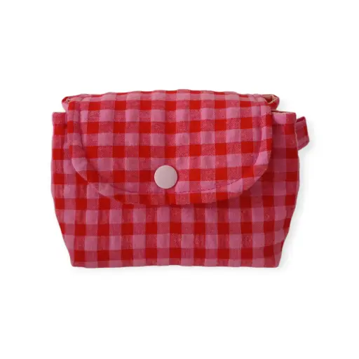   Petite Pouch Vichy Fucsia